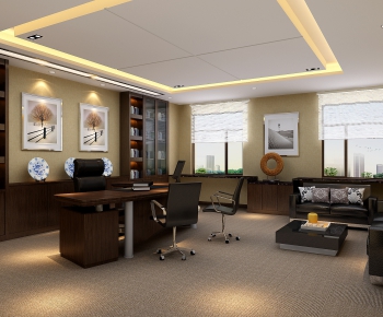 Modern Manager's Office-ID:884098679