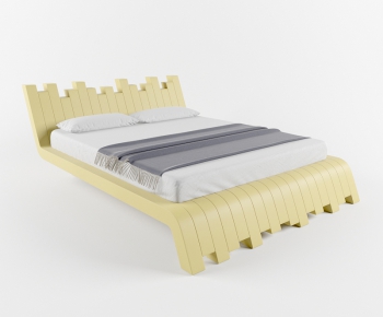 Modern Double Bed-ID:247828312