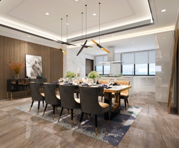 Post Modern Style Dining Room-ID:911314967
