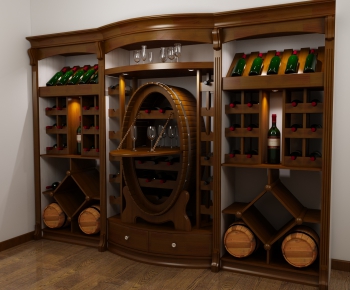 European Style Wine Cabinet-ID:892648363