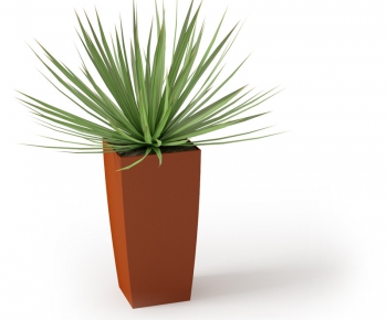 Modern Potted Green Plant-ID:436408856