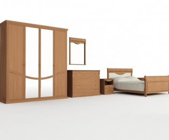 Modern Double Bed-ID:561564977