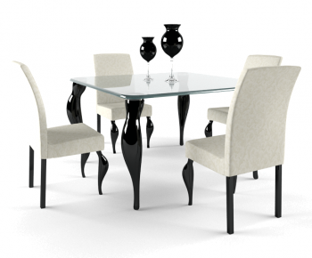 Modern Dining Table And Chairs-ID:216611656
