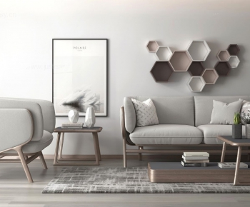 Modern Nordic Style Sofa Combination-ID:351020312