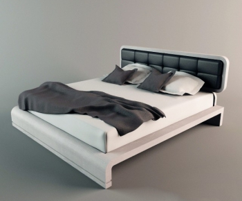Modern Double Bed-ID:837066385