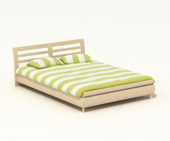 Modern Double Bed-ID:375957766