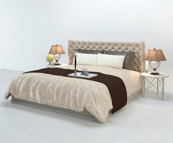 Modern Double Bed-ID:455223284