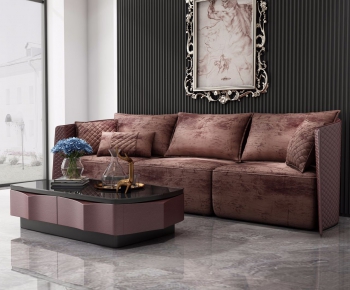 意大利 宾利 Bentley Home现代三位沙发-ID:526427485