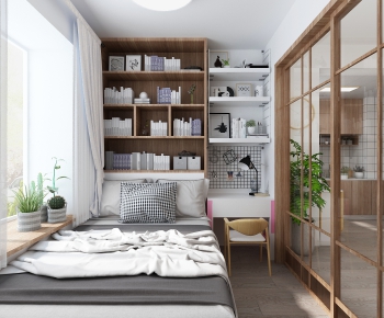 Nordic Style Bedroom-ID:152973599