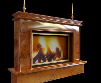 Simple European Style Fireplace-ID:753612388