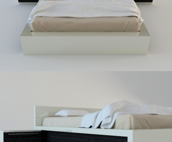 Modern Double Bed-ID:410210633