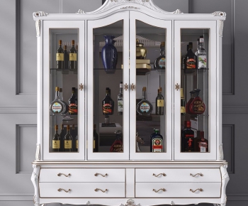 European Style Wine Cabinet-ID:283494924