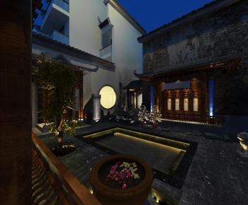 Chinese Style Courtyard/landscape-ID:199892466