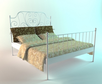 European Style Double Bed-ID:565887976