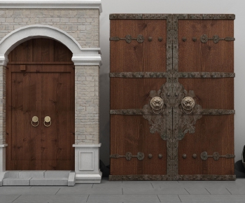 Chinese Style Double Door-ID:117678193