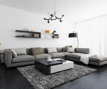 Modern Nordic Style Multi Person Sofa-ID:613153572