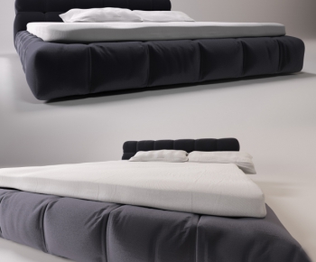 Modern Double Bed-ID:849880771