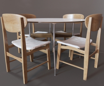 Modern Dining Table And Chairs-ID:853605427