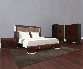 European Style Double Bed-ID:363288218
