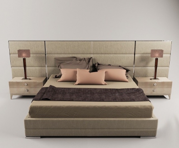 Modern Double Bed-ID:970911222