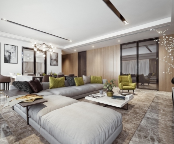 Modern Hong Kong Style A Living Room-ID:259015753