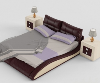 Modern Double Bed-ID:330168993