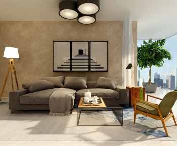 Modern A Living Room-ID:405893717