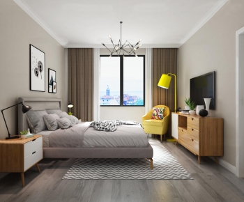 Nordic Style Bedroom-ID:942957668