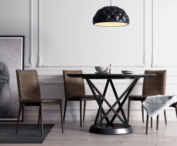 Modern Dining Table And Chairs-ID:312524616
