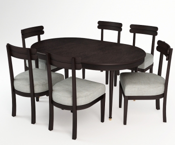 Modern Dining Table And Chairs-ID:985107782