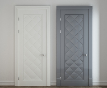 Simple European Style Solid Wood Door-ID:532342467