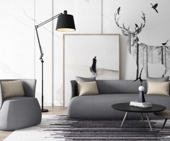 Modern Nordic Style Sofa Combination-ID:601405661