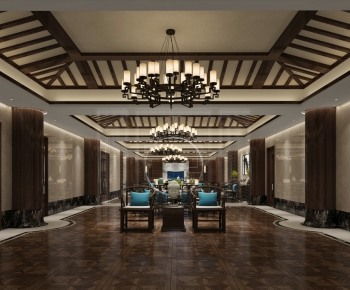 New Chinese Style Lobby Hall-ID:410488944
