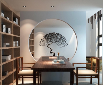 Modern New Chinese Style Dining Room-ID:354489625