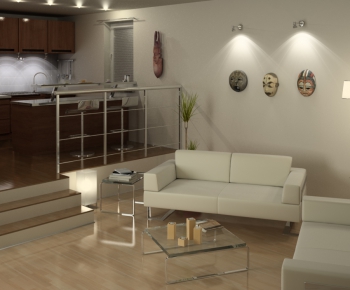 Modern A Living Room-ID:369296885