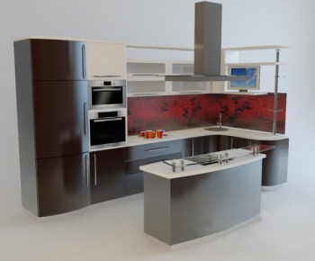 Modern Kitchen Cabinet-ID:668810588
