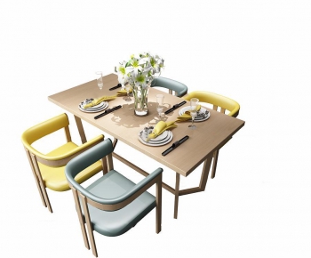 Modern Dining Table And Chairs-ID:866825498