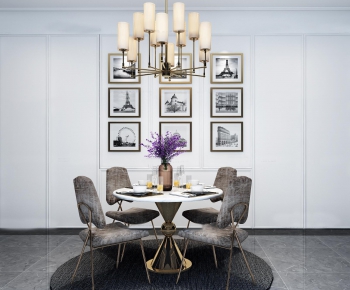 Modern Dining Table And Chairs-ID:573131783