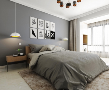 Nordic Style Bedroom-ID:681285862