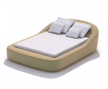 Modern Double Bed-ID:973709521