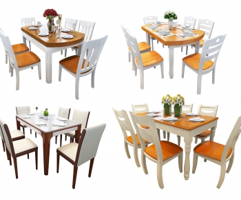 Modern Dining Table And Chairs-ID:715760638