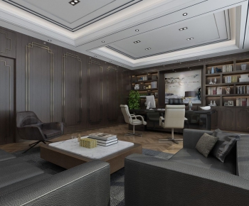 New Chinese Style Manager's Office-ID:101602469
