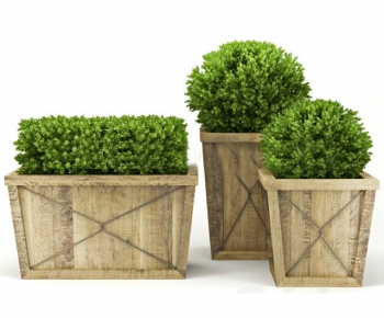 Modern Potted Green Plant-ID:749174352