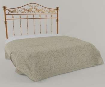European Style Double Bed-ID:138195543