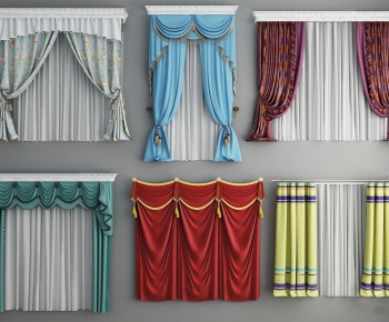 American Style European Style The Curtain-ID:733489443