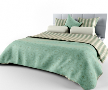 Modern Double Bed-ID:272962217