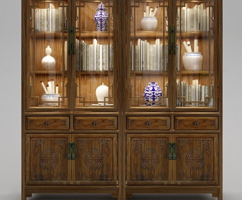 Chinese Style Bookcase-ID:971936675