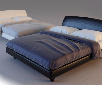 Modern Double Bed-ID:360306844