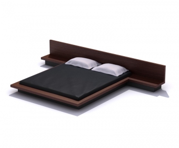 Modern Double Bed-ID:194840164