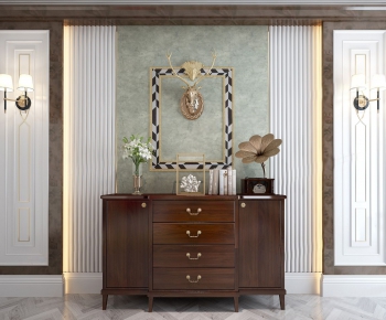 American Style Side Cabinet/Entrance Cabinet-ID:890237463
